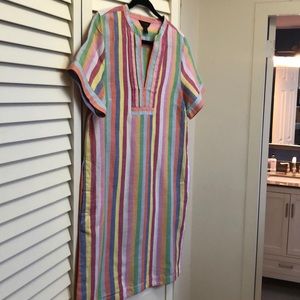Striped Cotten Dress M